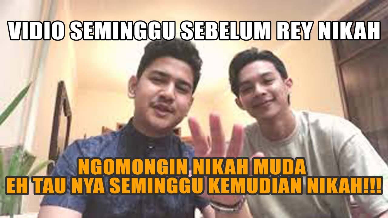 NGOMONGIN NIKAH MUDA EH SEMINGGU KEMUDIAN NIKAH! REY MBAYANG & SYAKIR DAULAY