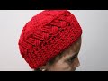 كروشيه .حياكة قبعة  .طاقية.ايس كاب .بونيه  بغرزة الاكس لايا مقاس tutorial easy crochet hat/beanie