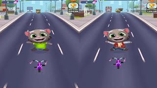 Talking Tom Gold Run New Update Cycle Tour event Talking Tom VS Frosty Tom Boss Fight
