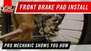 Front Brake Pad Installation Made Simple : Learn From a Factory Mechanic • Renthal Tech Tips