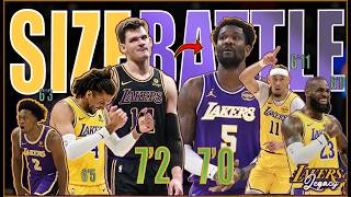 Does LAL Have a SIZE Problem (Lakers 26/27 vs 25/26 Roster Comp | Height x Wingspan x Rebounding)