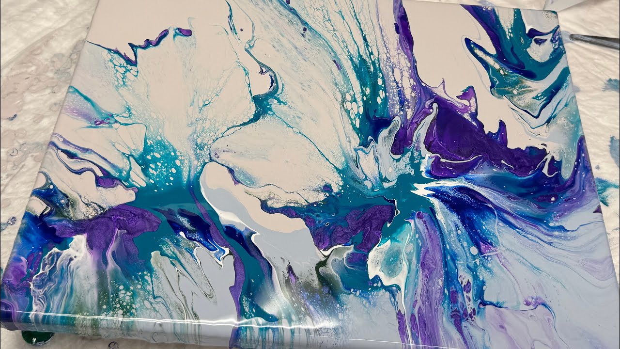 #9-Trying out my new recipe for my paint pours