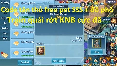 VLTK mobile lậu mới free pet SSS + đồ hoàng kim - train quái rớt knb cực đã | Sin RG