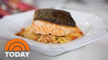 Curtis Stone, Vanessa Lachey And ‘Top Chef Jr.’ Contestants Cook Shrimp And Salmon | TODAY