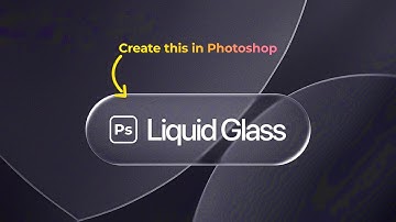 How To Make Apple Liquid Glass In Photoshop | Tutorial