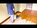 How to refinish hardwood floors