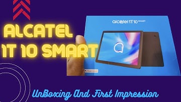 Alcatel 1T 10 Smart Tablet, UnBoxing And First Impression #alcatel #medellin