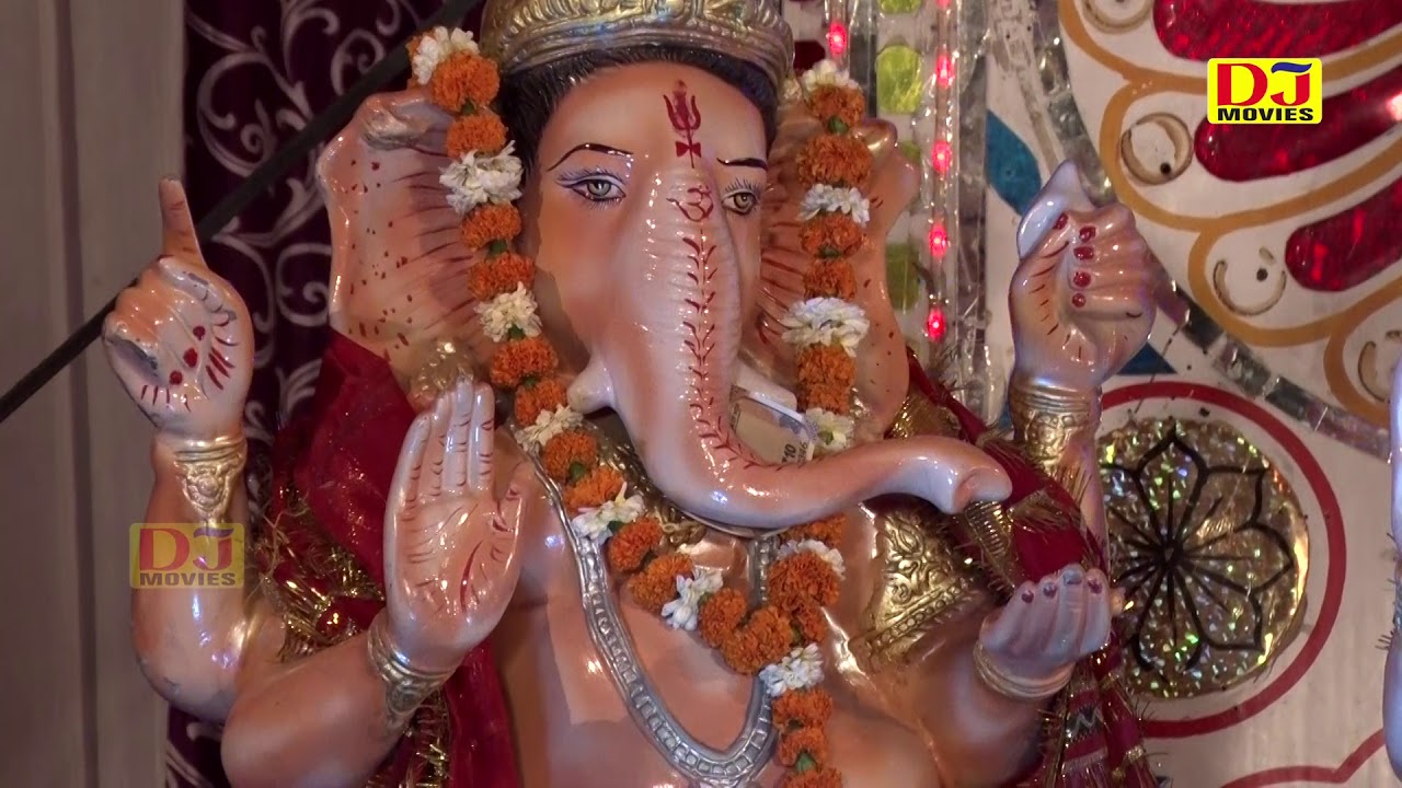 Ganesh Vandana महाराज गजानंद आओ जी || Aetmadpur Jagran 2108 || Ratan lohiya & Party || DJ Movies