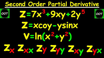 Second Order Partial Derivatives || Step-by-Step Explanation + Examples