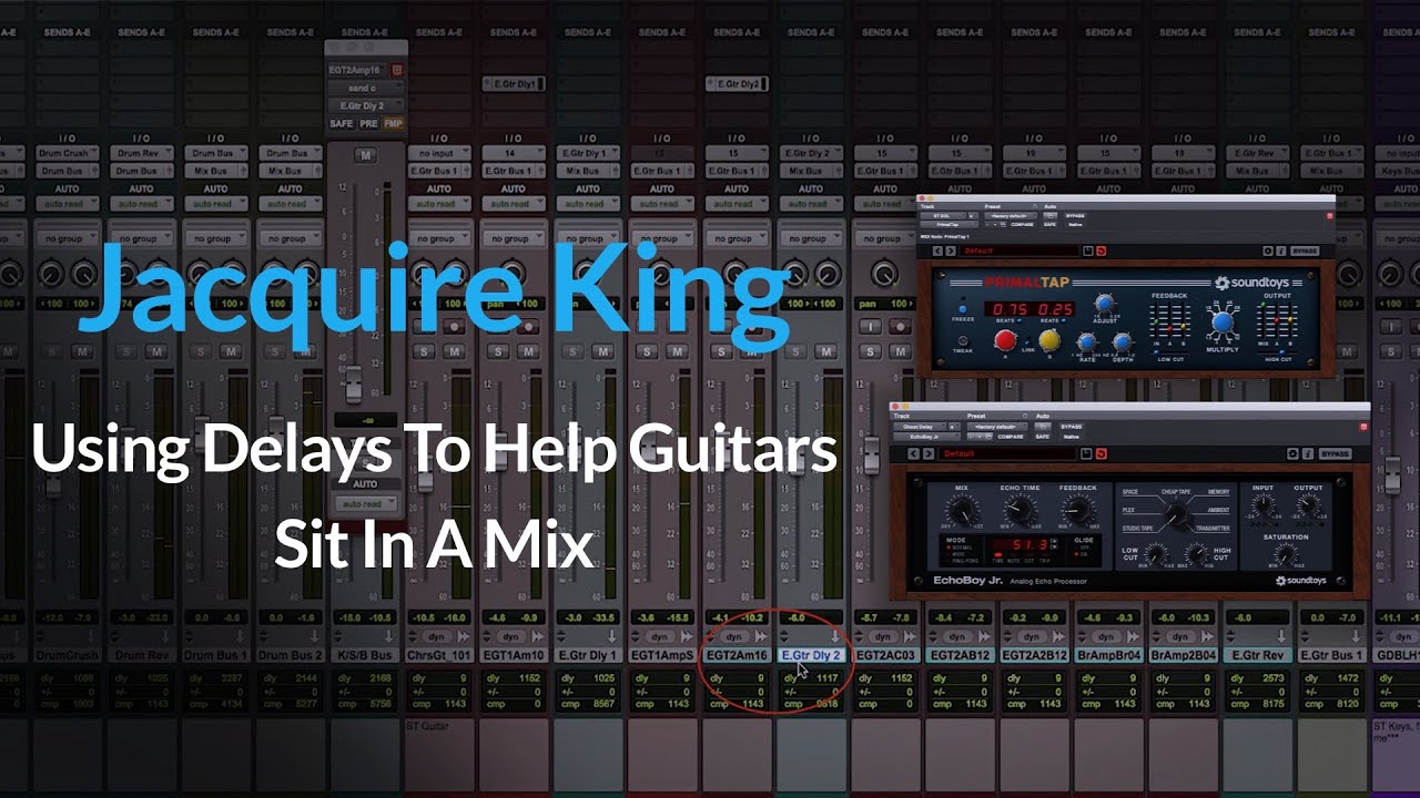 Mixing Guitars Quick Delay Mixing Trick w/ Jacquire King YouTube