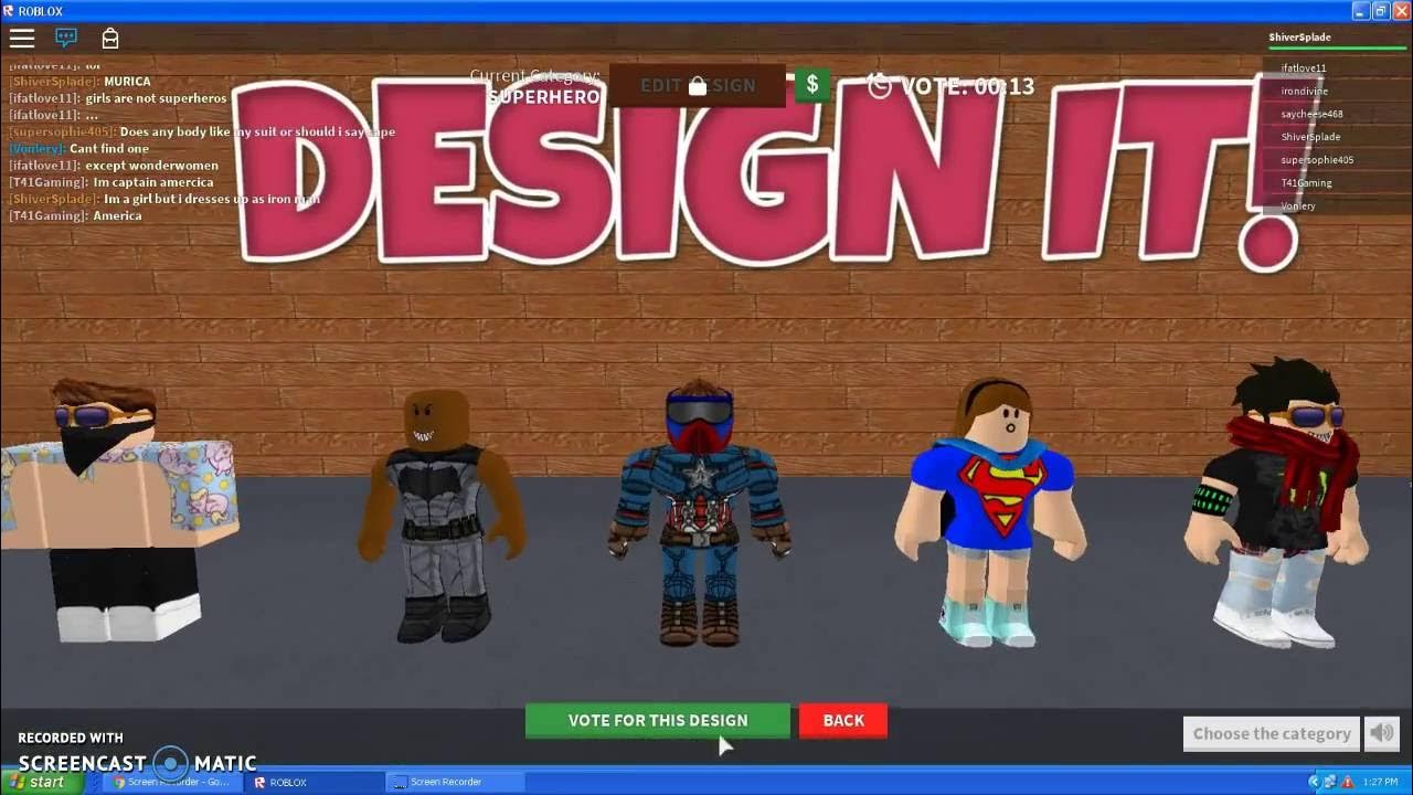 Design it ROBLOX YouTube