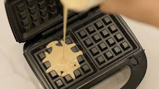 3-in-1 Breakfast / Waffle Maker - Grill, makes waffle & sandwiches