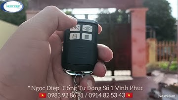 Cổng tự động lắp đặt Minh Trí Sóc Sơn Hà Nội
