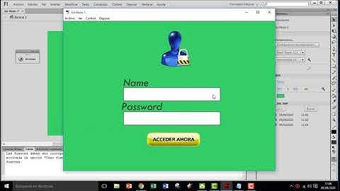 INICIAR SESIÓN CON USUARIO Y CONTRASEÑA - Adobe Flash CS6 Actionscript 2.0