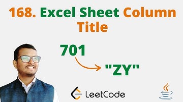 168. Excel Sheet Column Title || Java || Leetcode || Hindi
