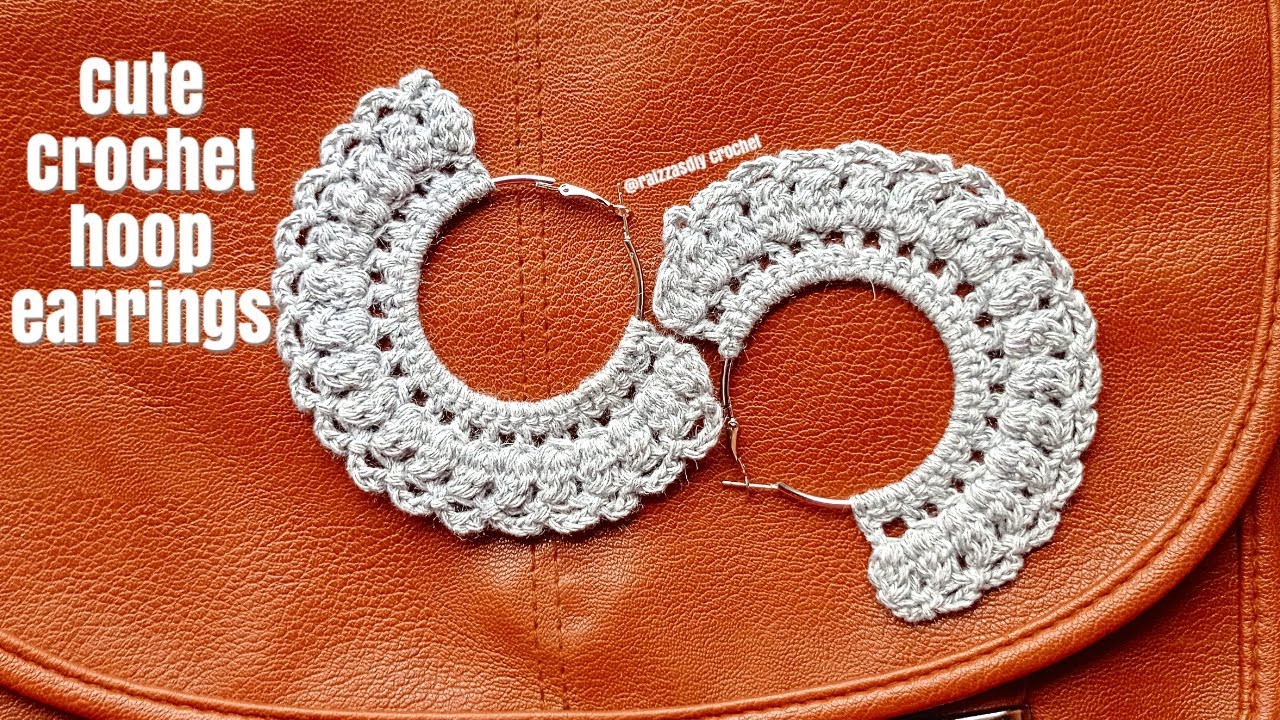 Comment réaliser de belles boucles d'oreilles au crochet très facile et simple pour débutants