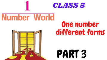 SCERT|CLASS 5|NUMBER WORLD|PART 3