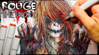 Rouge The Proxy Creepypasta Story Drawing Speedpaint