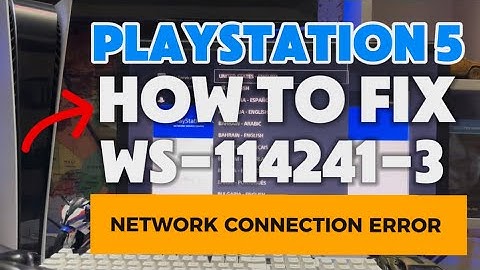 How To Fix PS5 WS-114241-3 An Error Occurred Connecting To The Server
