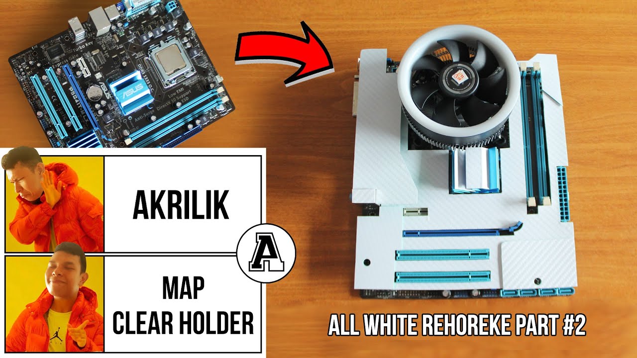 Membuat Armor Motherboard - Mobo Putih Kerehore