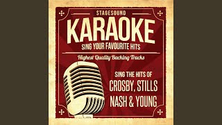 Video thumbnail of "Stagesound Karaoke - Long Time Gone (Originally Performed By Crosby, Stills, Nash & Young) (Karaoke Version)"