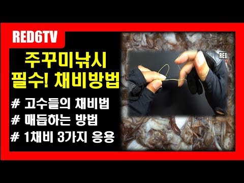 주꾸미낚시 채비방법! (고수들이 사용하는 쭈꾸미낚시 채비법)