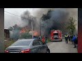 Пожар произошел по улице Карамзина, 39. Кемерово, Кузбасс