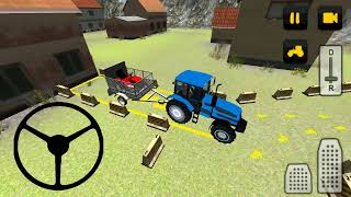 Landscaper 3D: Mower Transport - Tractor games Mini Tractor Android Gameplay screenshot 3
