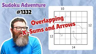 Sudoku Adventure #1332 - X-Arrows by Strosahl