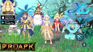 Ys VI Mobile Gameplay Android / iOS (ENGLISH) (Open World MMORPG) screenshot 5