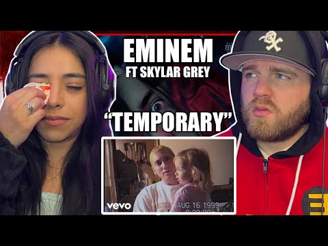 This Was Too Heavy For Her...Karen's First Time Reaction to: Eminem - Temporary (feat. Skylar Grey)