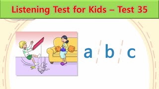 Listening Test for Kids | Test 35 Resimi