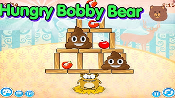 Hungry Little Bear Om Nom 🐻 Gameplay Walkthrough Part - All Levels/Chapters/Episodes (iOS, Android)