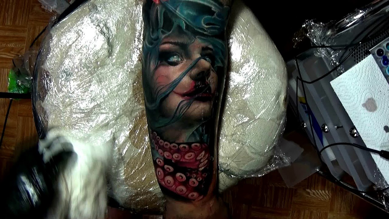 ADVANCED COLOURING  TATTOO - TIME LAPSE