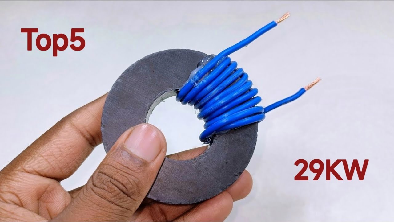 Топ-5 генераторов бесплатной энергии 29 кВт 240 В. Удивительно мощный источник электричества с ис...