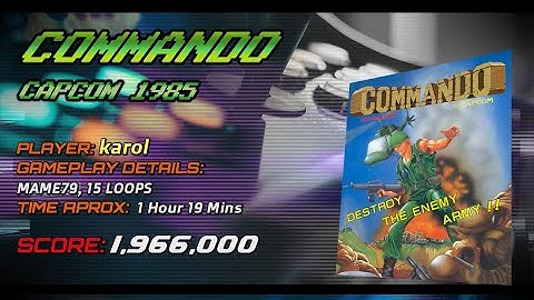 ::CINEMARC:: - Commando - Data East / Capcom 1985 -
