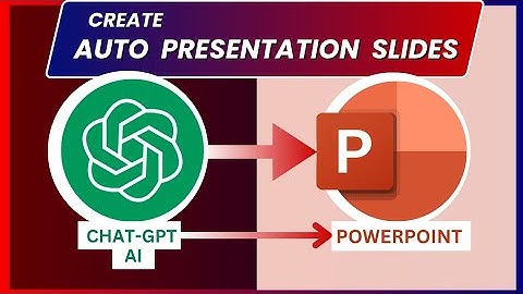 Use AI • Create POWERPOINT Presentations 🤖ChatGPT • 2 Steps From CHATGPT to PPT Presentations Slides
