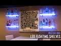 Installing LED Lighted Shelves from Customized Designs