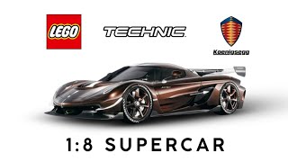 2026 Lego Technic 18 Supercar  Koenigsegg Saidars Spear