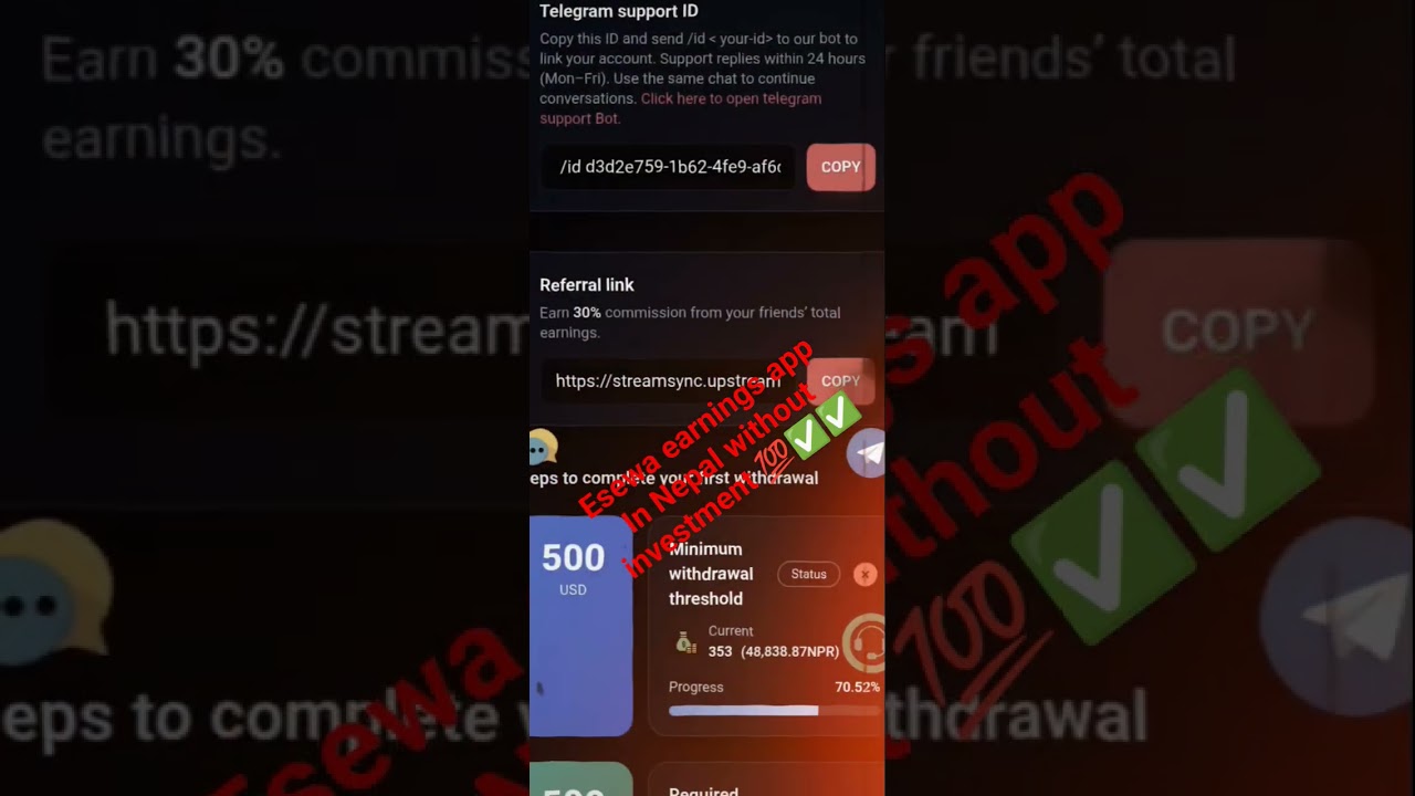 New online earnings website in Nepal without investment direct withdrawal in your eswewa account ✅