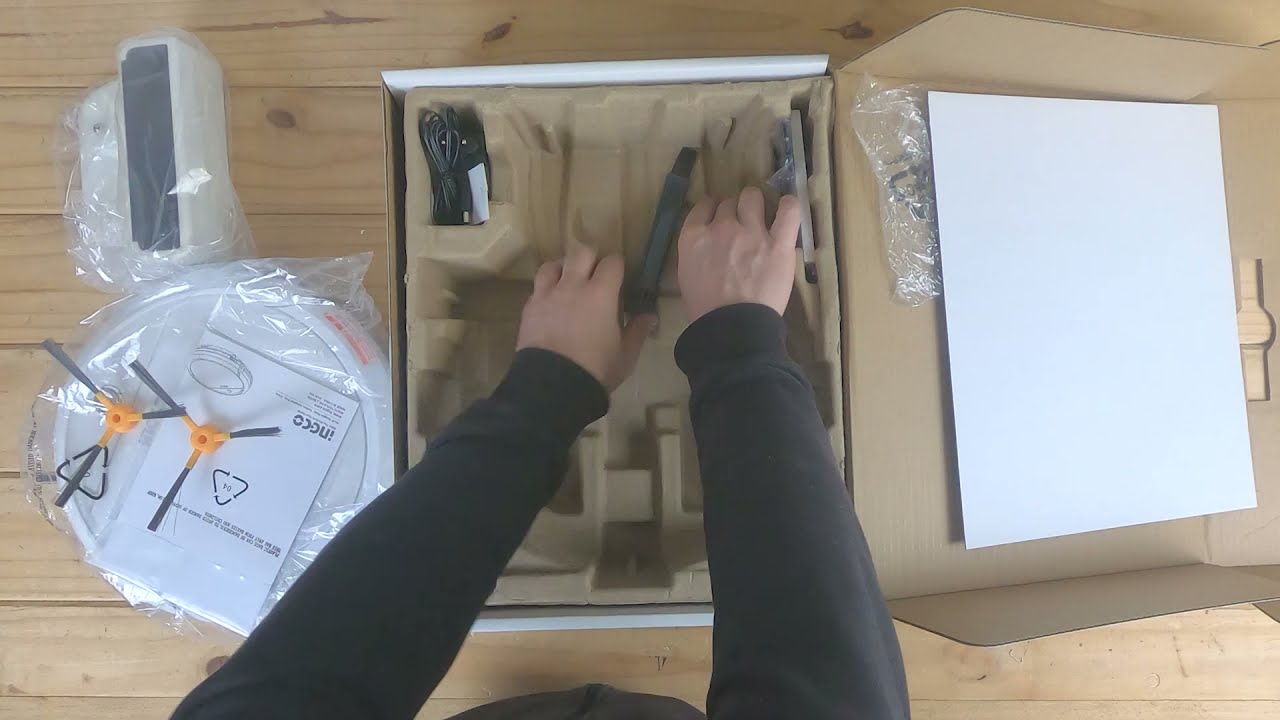 UNBOXING ASPIRADORA ROBOT INTELIGENTE PROGRAMABLE INGCO VCRG30261 ELECTRODOMESTICO VUELVE A LA BASE