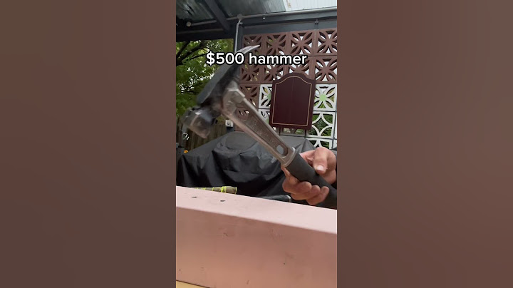 Comparing a $340, $400 and $509 hammer