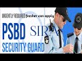 Salary 2770 aed  fresher security guard sira and psbd jobs  security guard interview in dubai