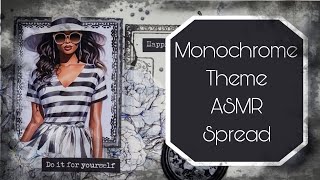 Monochrome Theme ASMR Spread 🤍🖤