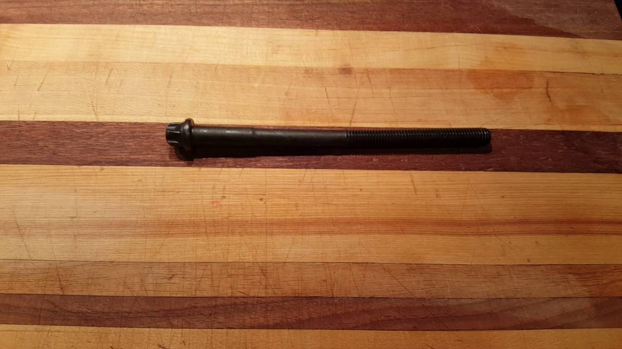 Victor Reinz bmw e30 m20 bent head bolts YouTube