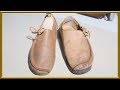 [ASMR] Clean & restore 'Clarks' lugger sew,clean outsole