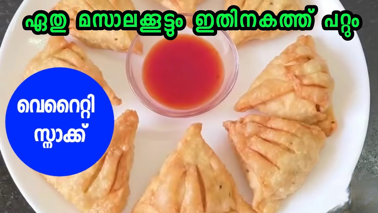 വെറൈറ്റി സ്നാക്ക്/ഏതു മസാലക്കൂട്ടും ഇതിനകത്ത് പറ്റും