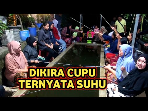 Heboh! Emak-emak Lomba Mancing Strike Bertubi-tubi Bikin Kalang Kabut Di Mancing Mania Makjrot