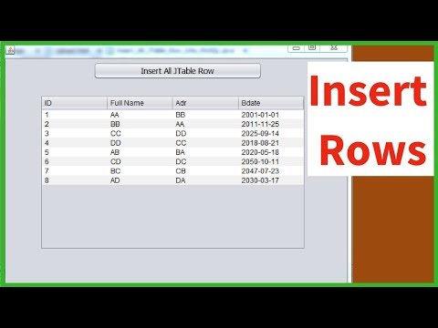 JAVA - How To Insert All JTabe Data Into MySQL Database In Java Netbeans [ With Source Code ]