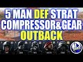5 Man Strat- Outback, Defending Compressor &amp; Gear: Rainbow Six Siege Burnt Horizon